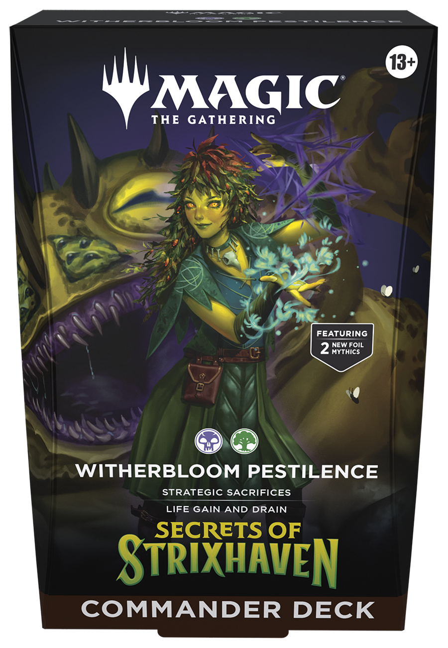 MTG : SECRETS OF STRIXHAVEN - COMMANDER WHITERBLOOM PESTILENCE
