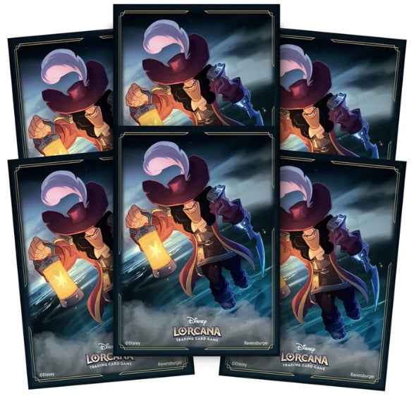 DISNEY LORCANA CARD SLEEVE - CAPTAIN HOOK