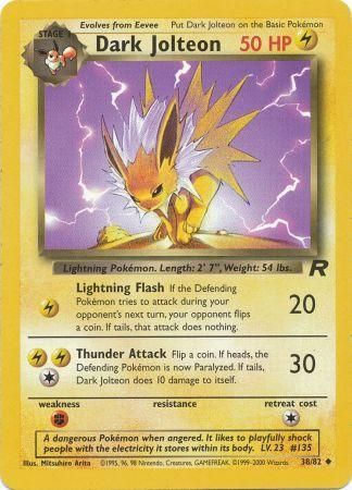 Dark Jolteon - 38/82 - Uncommon - Unlimited