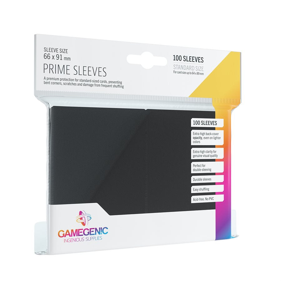 Sleeves: Gamegenic: Prime Sleeves: Black (100)