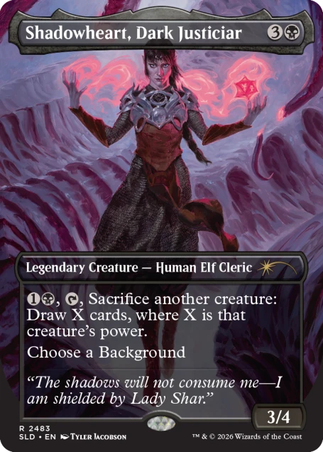 MTG Secret Lair x Dungeons & Dragons®: Shadowheart's Devotion