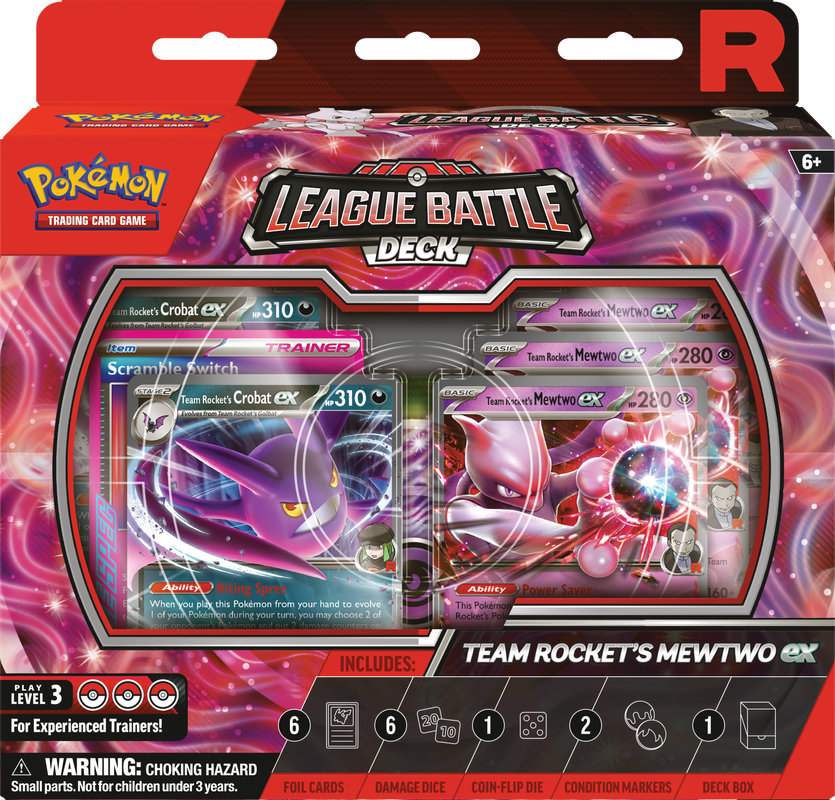 POKEMON : LEAGUE BATTLE DECK - TEAM ROCKETS MEWTWO EX