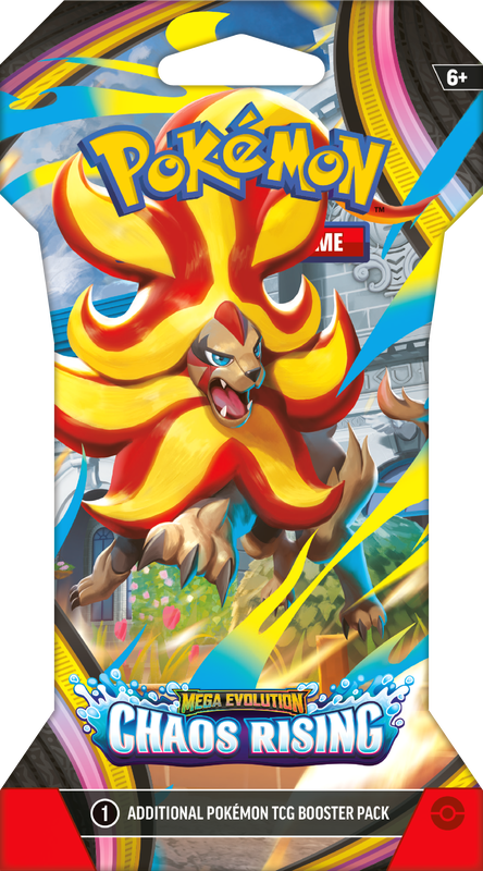 SLEEVED POKEMON CHAOS RISING PACK
