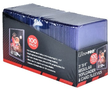 UP TOPLOADER 3X4 REGULAR + SLEEVES (100CT)