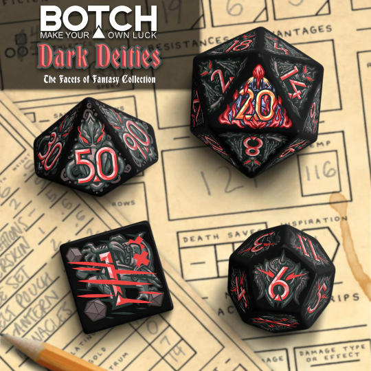 DARK DEITIES 7-DIE RPG SET