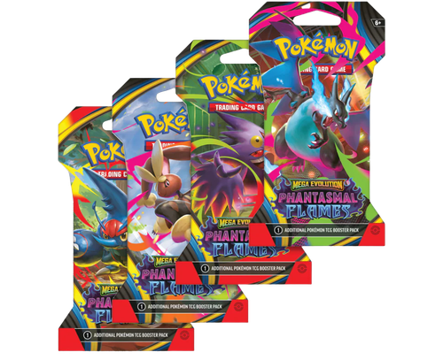 Pokemon - Mega Evolution - Phantasmal Flames - Sleeved Booster Pack