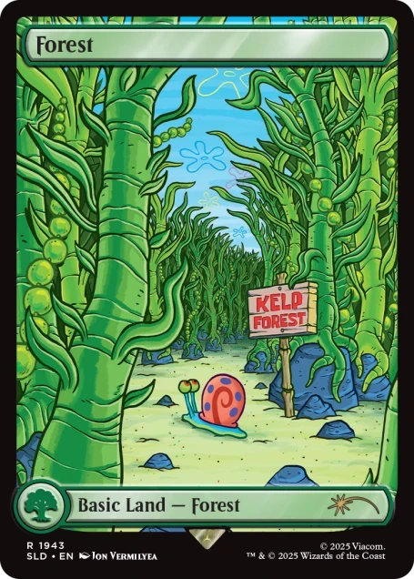 MTG: Secret Lair x SpongeBob SquarePants: Lands Under the Sea Non-Foil