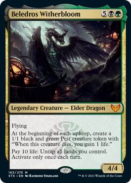 Beledros Witherbloom (163) [Strixhaven: School of Mages]