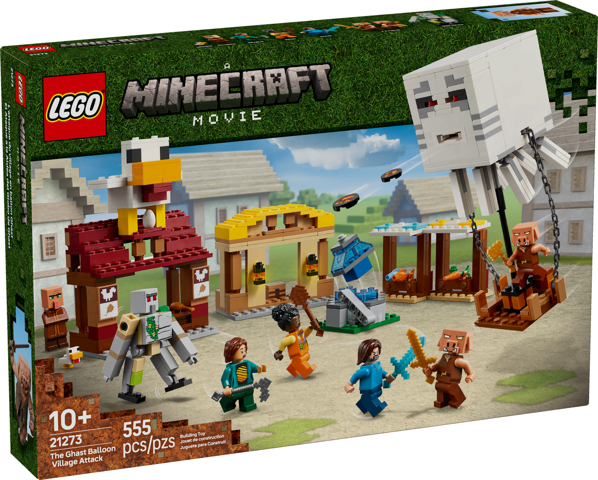 LEGO Minecraft The Ghast Balloon Village Attack (21273)