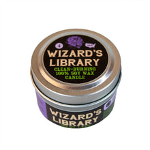 Wizard's Library Gaming Candle: 2oz Tin - QuestChest