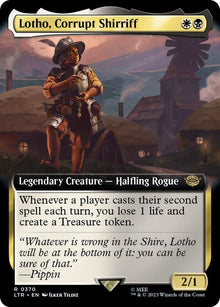 Lotho, Corrupt Shirriff (Extended Art) (370) [The Lord of the Rings: Tales of Middle-earth] [Extended Art]