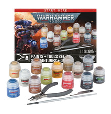 WARHAMMER 40K - PAINTS+TOOLS