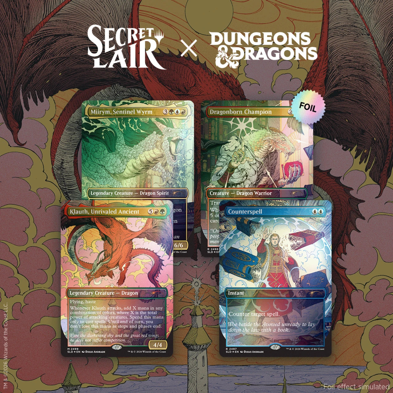 MTG Secret Lair x Dungeons & Dragons®: Whispers in Candlekeep