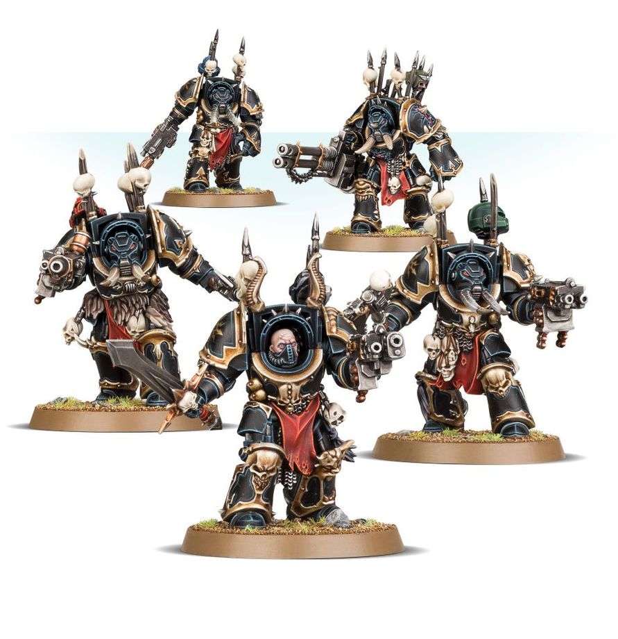 WARHAMMER 40K - CHAOS SPACE MARINES - CHAOS TERMINATOR SQUAD
