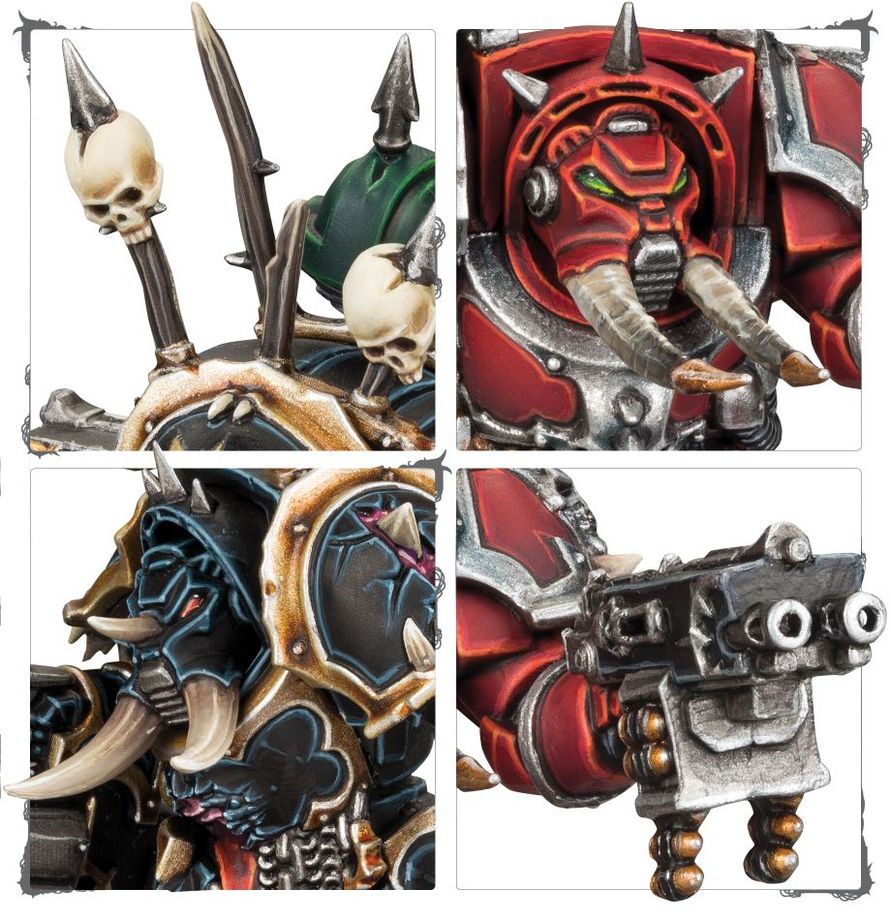 WARHAMMER 40K - CHAOS SPACE MARINES - CHAOS TERMINATOR SQUAD