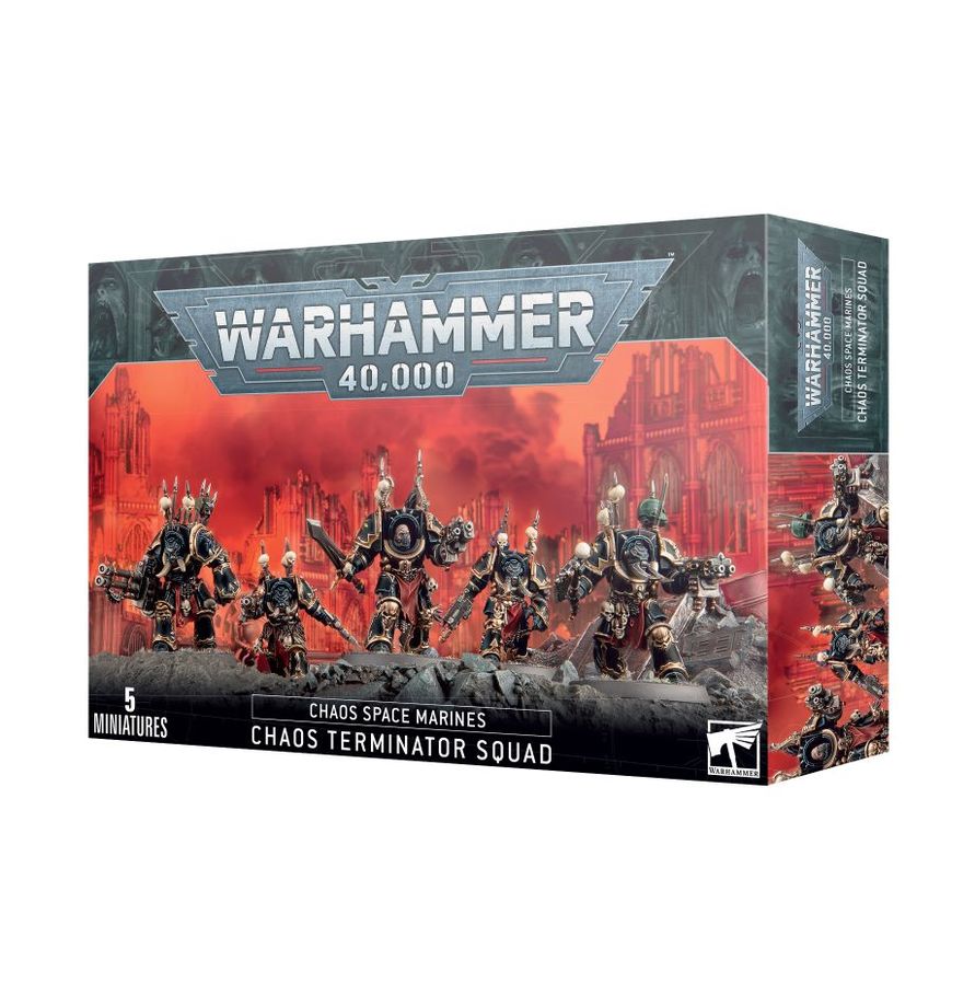 WARHAMMER 40K - CHAOS SPACE MARINES - CHAOS TERMINATOR SQUAD