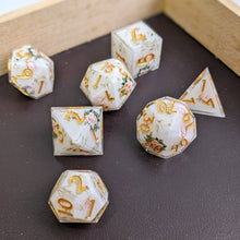 Gilded Garden - 7 Piece Luxury Dice Set - QuestChest