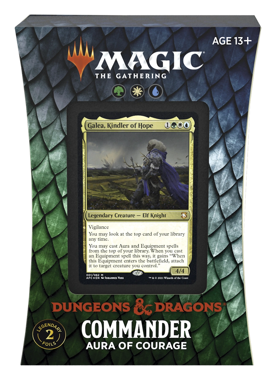 MTG - Dungeons & Dragons: Adventures in the Forgotten Realms - Commander Deck - Aura of Courage