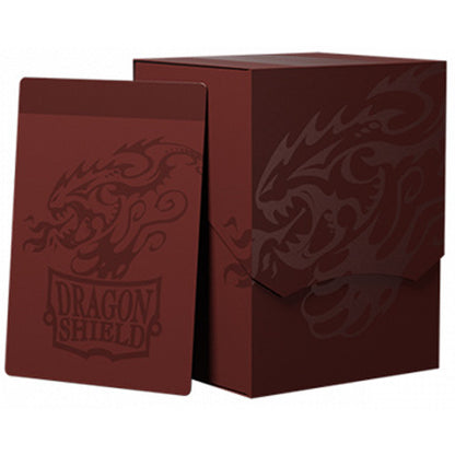 Deck Box: Dragon Shield: Deck Shell: Blood Red / Black (100 ct)