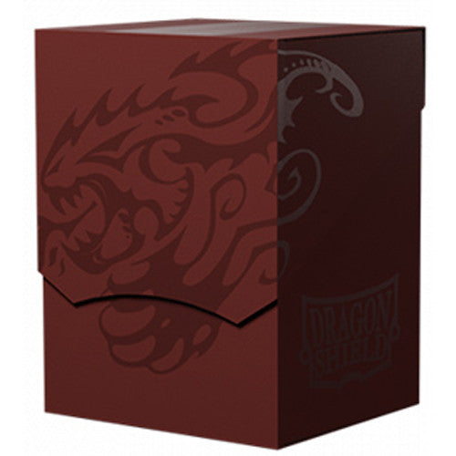 Deck Box: Dragon Shield: Deck Shell: Blood Red / Black (100 ct)