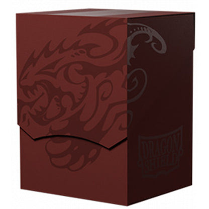 Deck Box: Dragon Shield: Deck Shell: Blood Red / Black (100 ct)