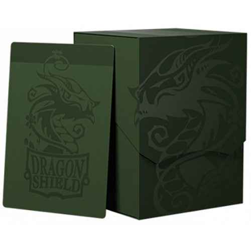 Dragon Shield: Deck Shell: Forest Green / Black (100 ct)