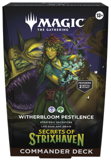 MTG : SECRETS OF STRIXHAVEN - COMMANDER WHITERBLOOM PESTILENCE
