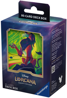 Disney Lorcana : Azurite Sea - Deck Box 80ct - Scar