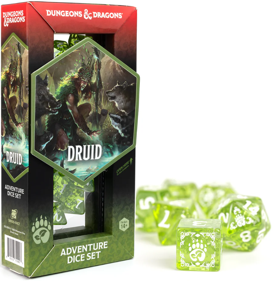 DND ADVENTURE DICE - DRUID