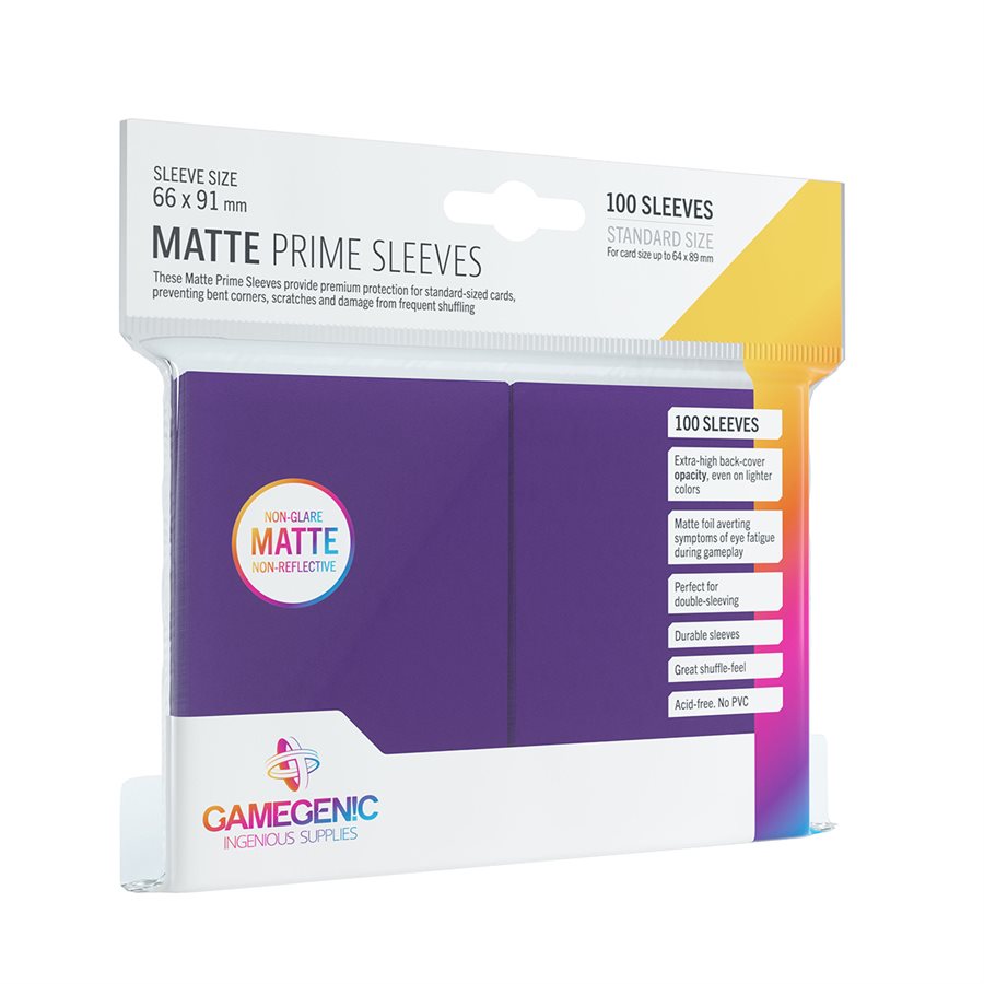Sleeves: Gamegenic: Matte Prime Sleeves: Purple (100)