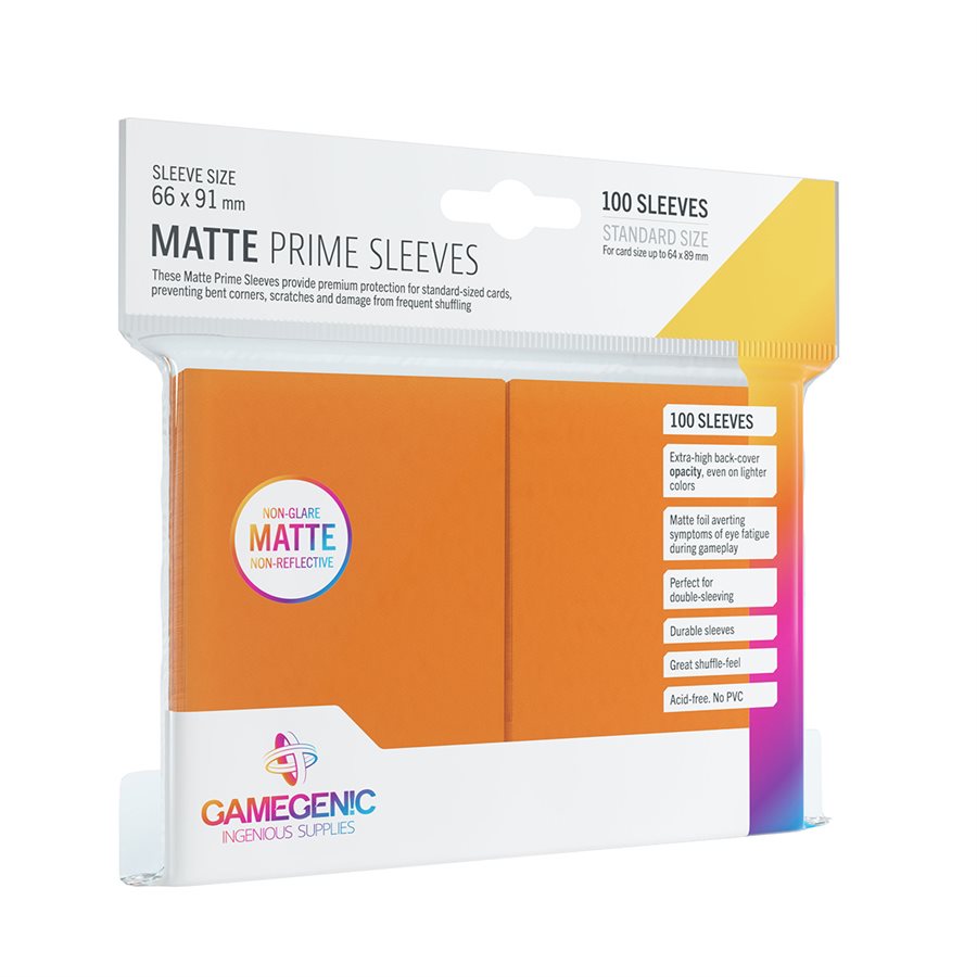 Sleeves: Gamegenic: Matte Prime Sleeves: Orange (100)