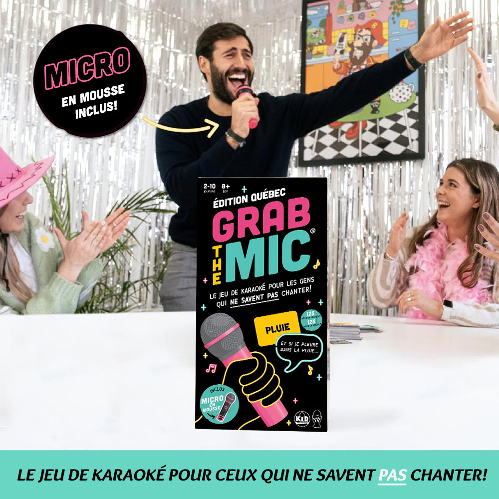 Jeu Grab the Mic - Édition Québec (FR)