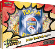 POKEMON - ASCENDED HEROES - MEGA EMBOAR/FERALIGATR/MEGANIUM EX BOX (Pre-Order)