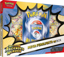 POKEMON - ASCENDED HEROES - MEGA EMBOAR/FERALIGATR/MEGANIUM EX BOX (Pre-Order)