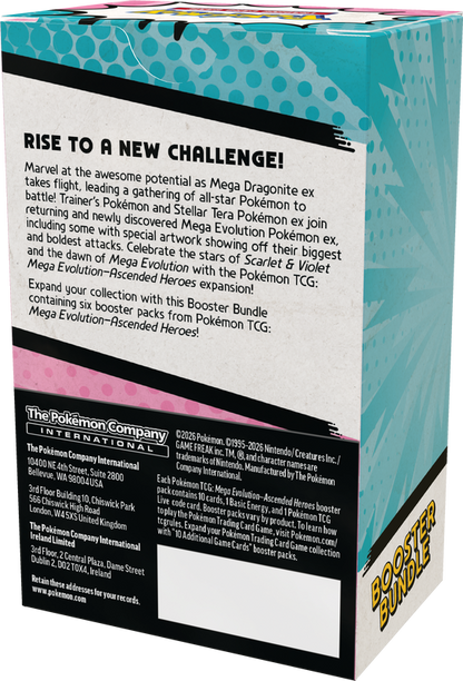 POKEMON : ASCENDED HEROES - BOOSTER BUNDLE