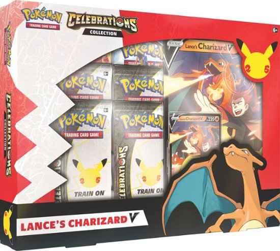 POKEMON - CELEBRATIONS - LANCE'S CHARIZARD V BOX