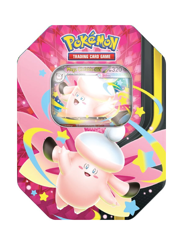 POKEMON - MEGA MOONLIT TIN - MEGA CLEFABLE EX