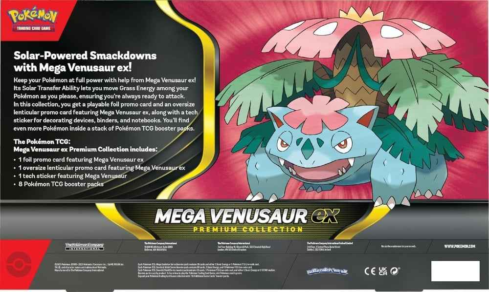 POKÉMON - MEGA VENUSAUR EX PREMIUM COLLECTION