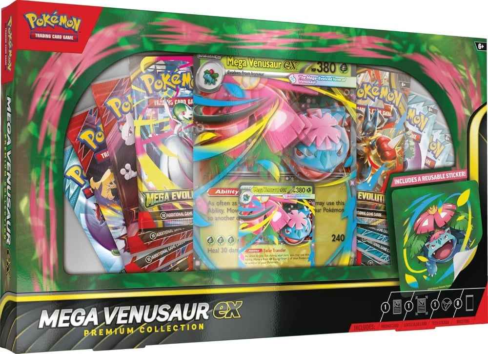 POKÉMON - MEGA VENUSAUR EX PREMIUM COLLECTION