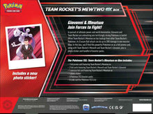 POKEMON - SCARLET & VIOLET - TEAM ROCKET'S MEWTWO EX BOX