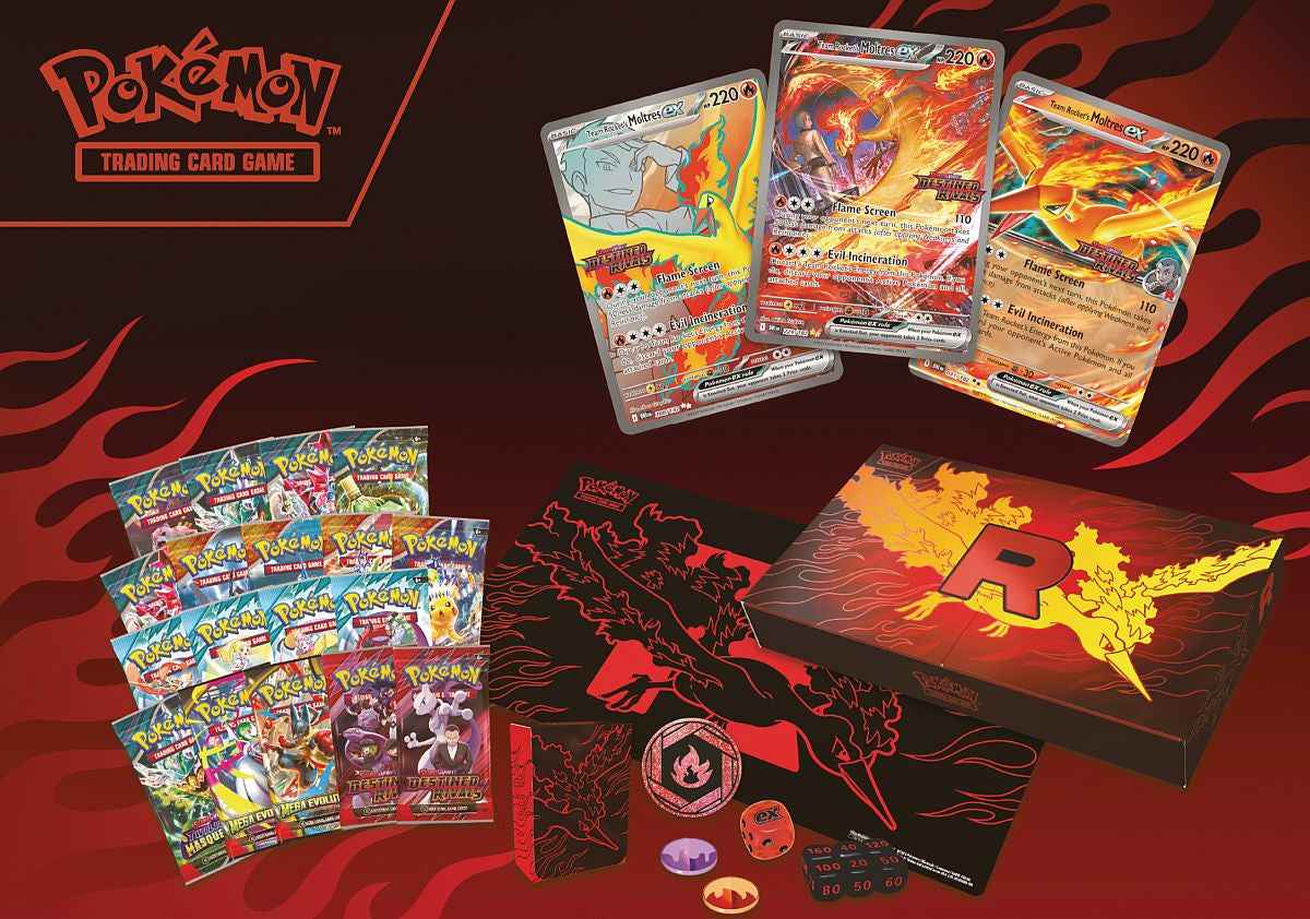 POKEMON : S&V TEAM ROCKET'S MOLTRES EX - ULTRA-PREMIUM COLLECTION