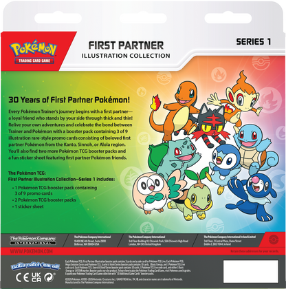 POKEMON - FIRST PARTNER ILLUSTRATION COLLECTION SERIES 1