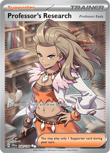 Professor's Research (Professor Sada) - 240/198 - Full Art Ultra Rare