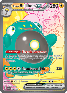 Iono's Bellibolt ex - 172/159 - Full Art Ultra Rare
