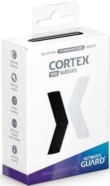 UG SLEEVES CORTEX STANDARD GLOSSY - BLACK (100CT)