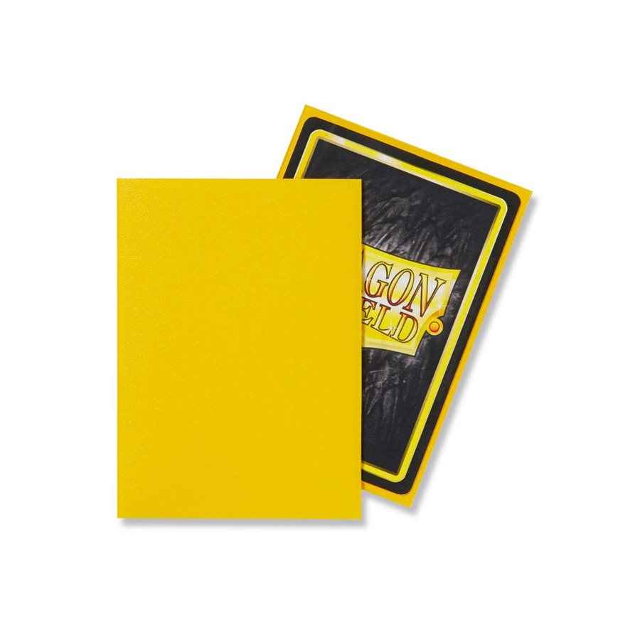 Dragon Shield: Matte: Yellow Sleeves (100)