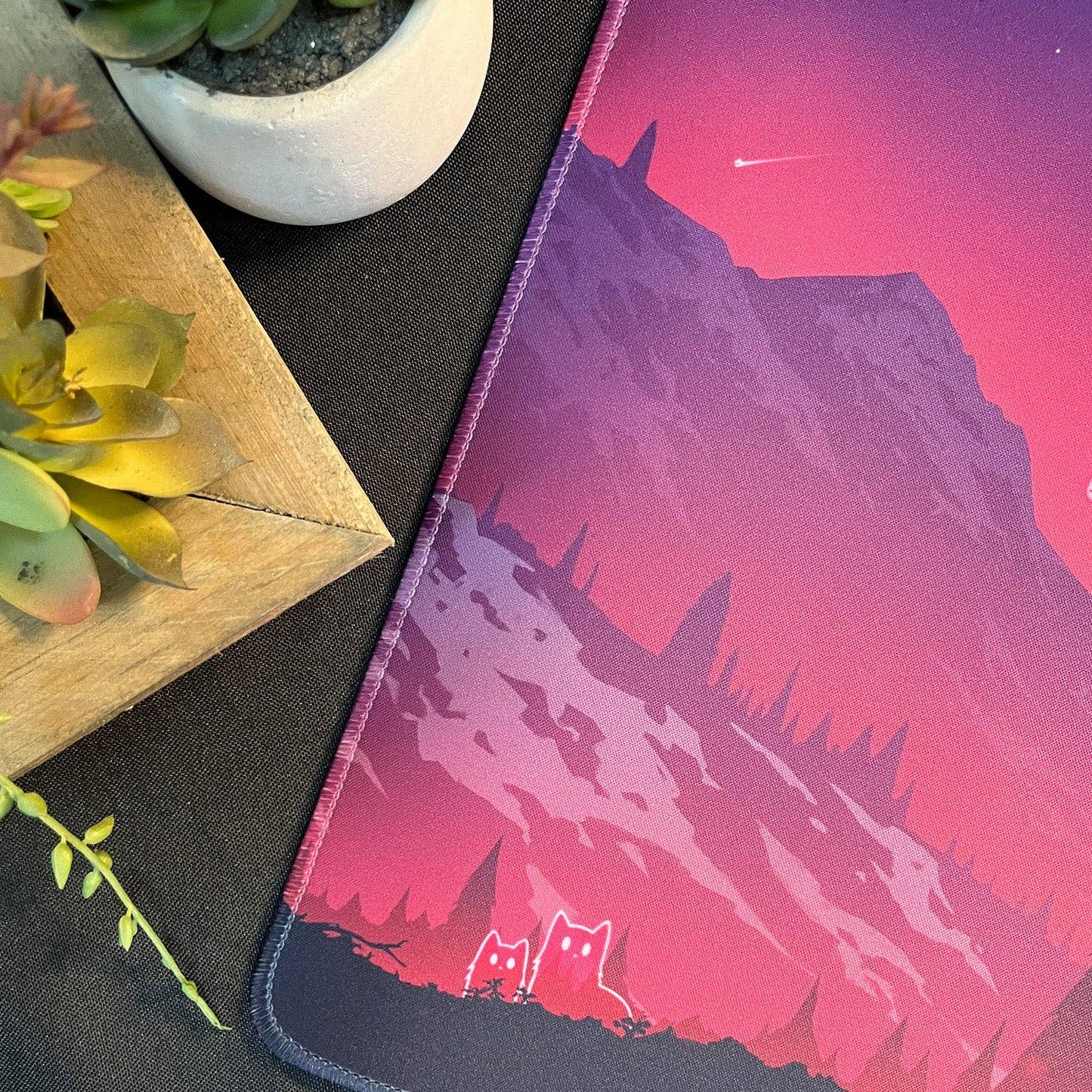 ManaCats Mountain Playmat - Standard 24" x 14" - QuestChest