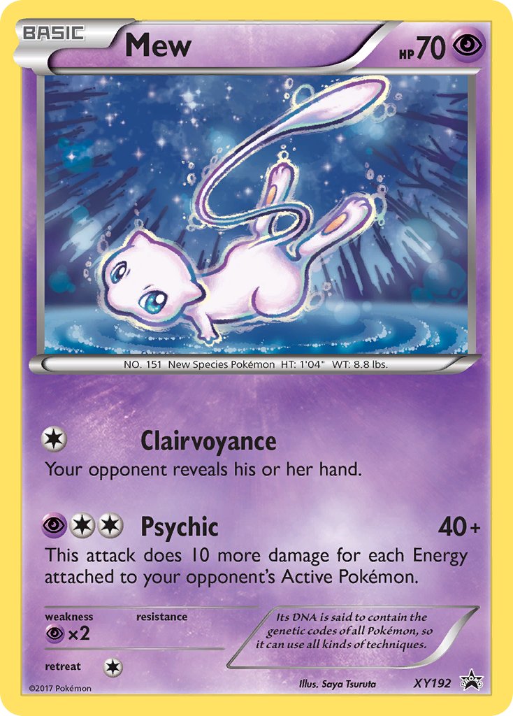 Mew - XY192 - Holo Promo