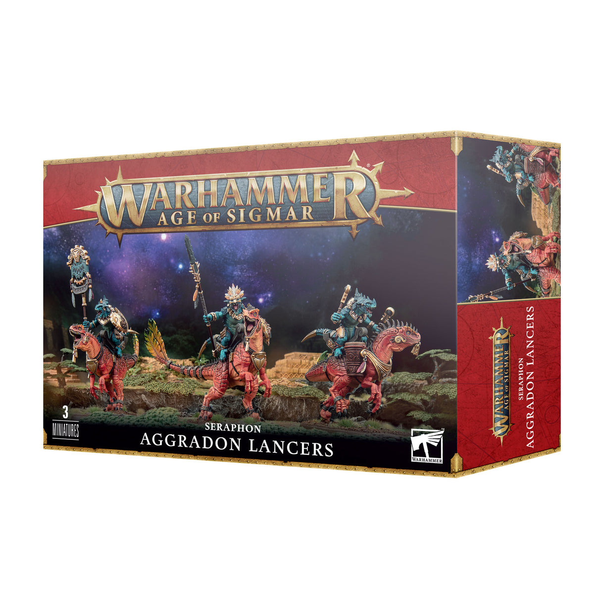 WARHAMMER AGE OF SIGMAR - Aggradon Lancers