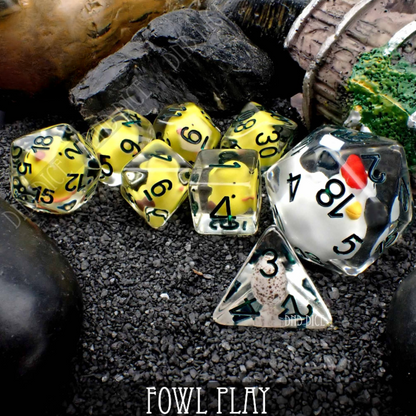 Fowl Play - 8 Dice Set